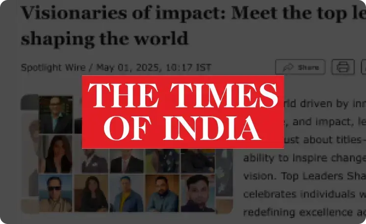Visionaries of impact: Meet the top leaders